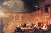 John Martin Belshazzar's Feast oil